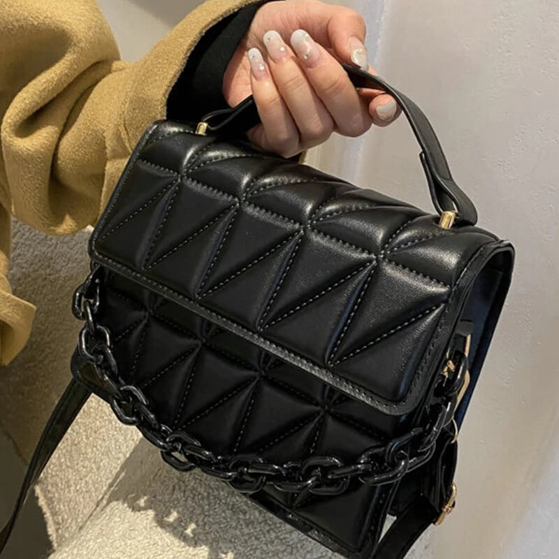 Bolsa Quilted Flap Anya